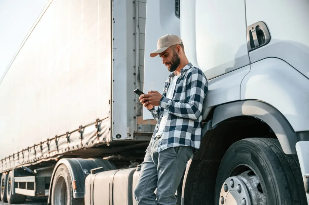 Truck Driver Near Truck